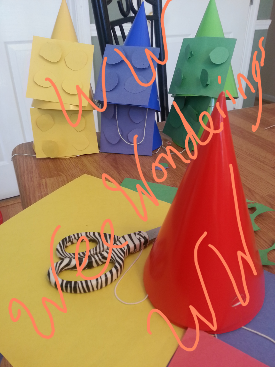A Very Happy Mama's Life Lego Party part 2 DIY Lego party hats