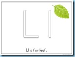 Letter Ll Printable for Toddlers