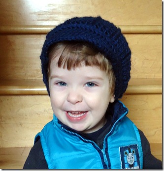 saylor in his hat by Heather