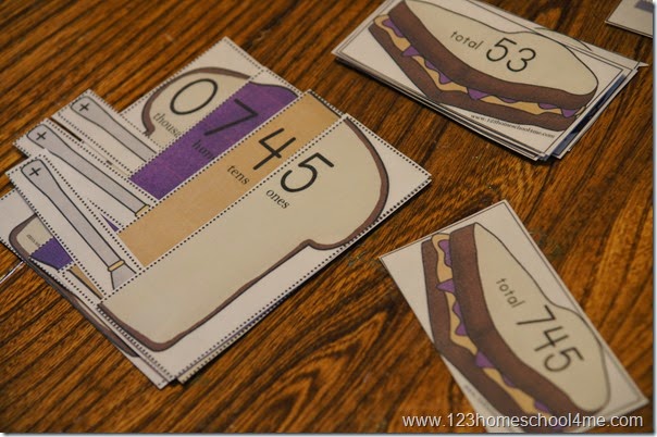 place value peanut butter and jam sandwich place value peanut butter and jam sandwich