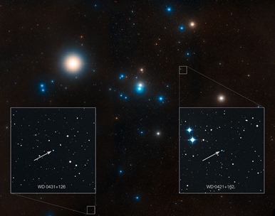 região do aglomerado estelar Hyades
