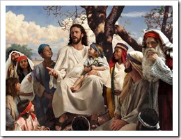 Jesus com as criancas