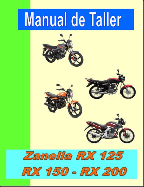 manual taller zanella rx 125 rx 150 rx 200