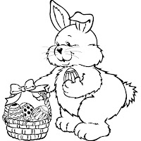 EASTER BONNY COLORING PAGES