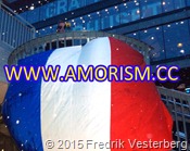 DSC02889.JPG Frankrikes flagga Sergels Torg. Med amorism