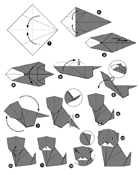 Cara Membuat  Origami  Kucing sederhana  Fachri s Blog