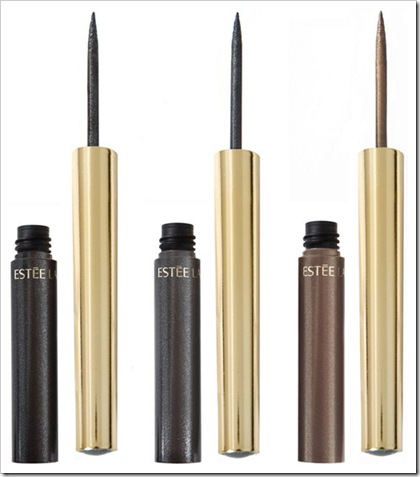 Estee-Lauder-Pure-Color-Liquid-Eyeliner-in-Graphite-Black-Quartz-and-Silver-Zinc.-fall-2011