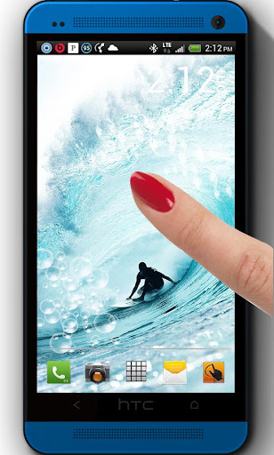 Surfing live wallpaper