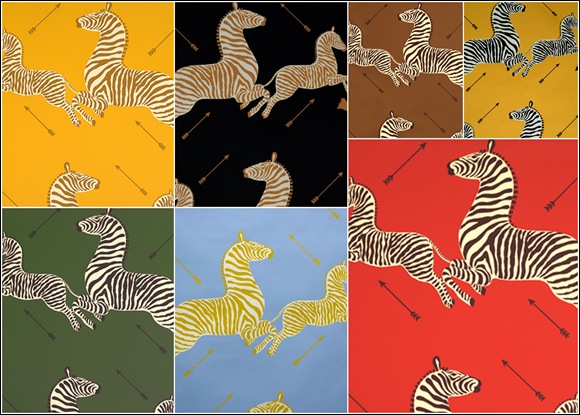 Scalamandre Zebra Wallpaper Colorways