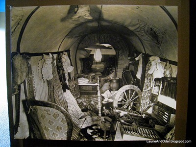 Inside the wagon