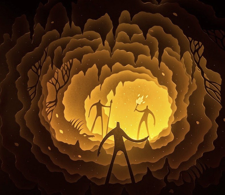 Penneven opskrift Vuggeviser Illuminated Papercut Light Boxes by Hari & Deepti | Amusing Planet