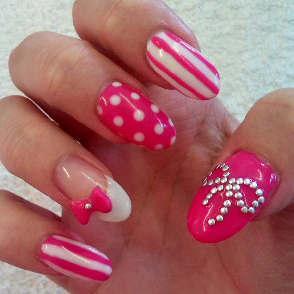 Nail Designs With Bows - Pccala