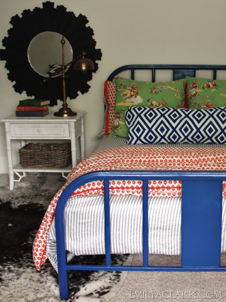 how to paint a metal bed frame