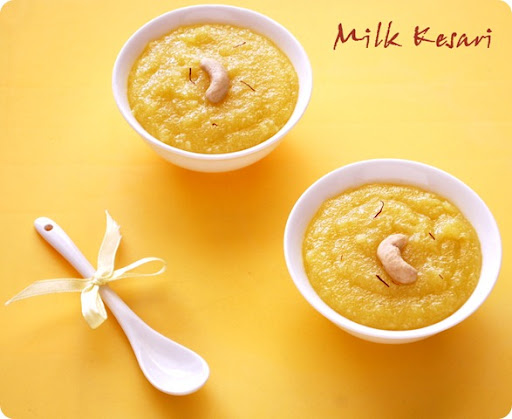 Milk Kesari-Kesari using milk Milk Kesari-Kesari using milk
