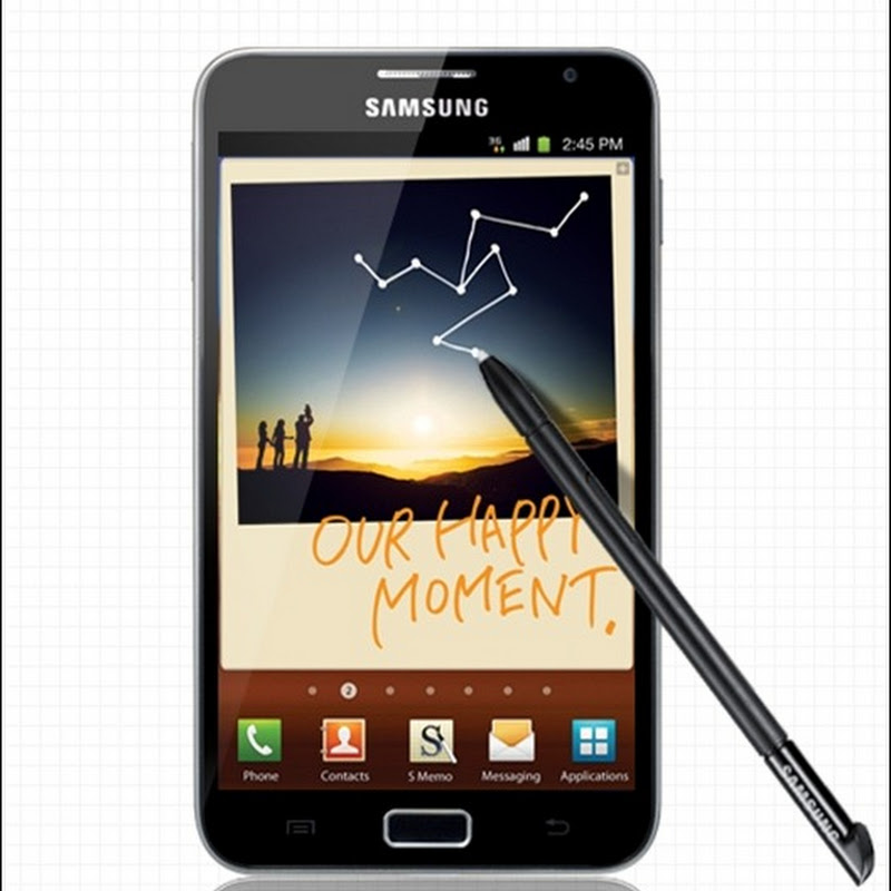 Samsung Galaxy Note: Промежуточные дюймы