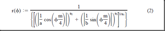 Superformula Equation