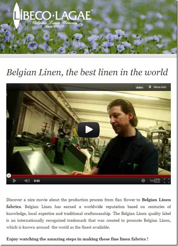 Video Libeco Belgian Linen