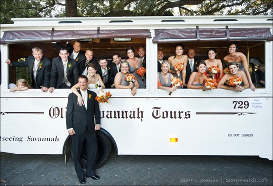 Savannah Wedding Trolley