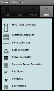 Free Concrete Calculators APK for PC