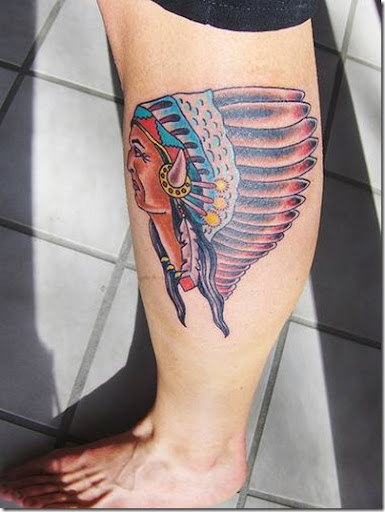 american indian timepiece tattoo american indian timepiece tattoo