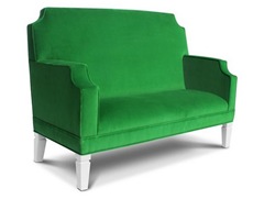 green  sofa