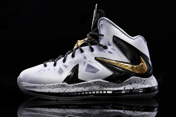 black white and gold lebrons