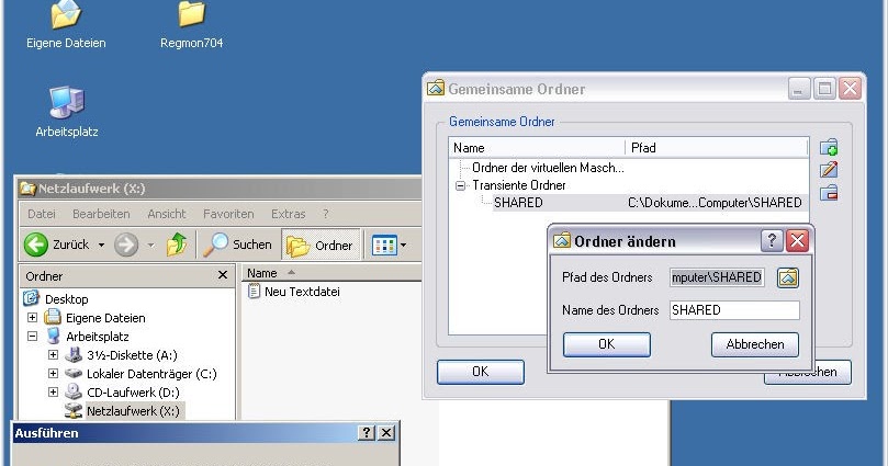 Virtualbox Gemeinsamer Ordner Wird Nicht Eingebunden blinkenblog: Gemeinsame Ordner in VirtualBox