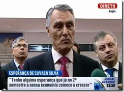 Cavaco Silva em 27 de Abril de 2012. Mai2012