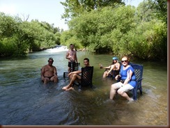 Resting - Snir River in Golan Hieghts