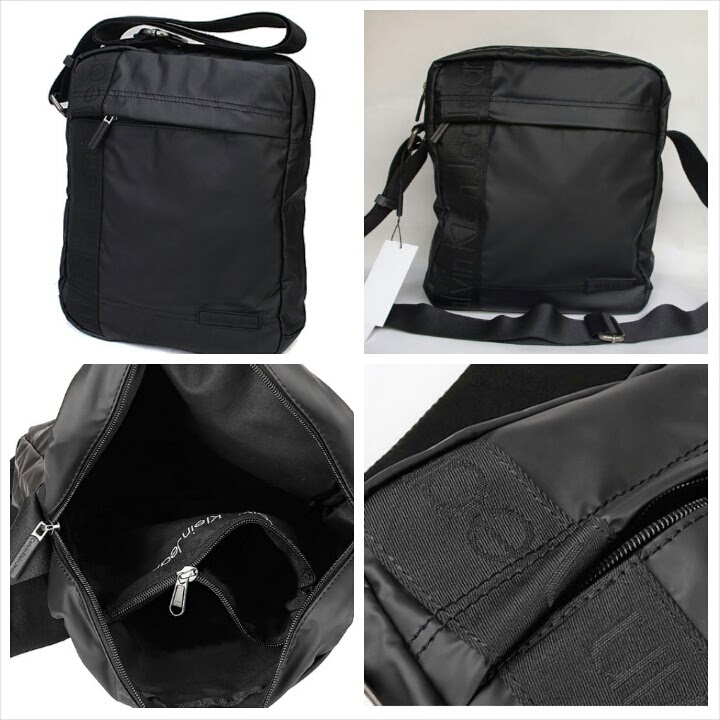 CALVIN KLEIN Unisex Crossbody Bag (Nylon Black) SOLD OUT! SHANTEK