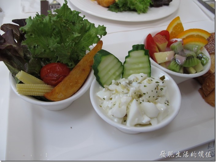 台南-茀立姆早午餐(FILM BRUNCH)。水果沙拉蛋