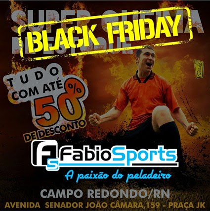 Queima de Estoque - FABIO SPORTS - CAMPO REDONDO - WESPORTES - WCINCO - black friday