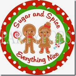 Gingerbread Sugar and Spice Sign