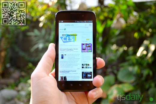 Cherry Mobile Flame Review display
