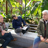 Alberto Díaz (Pelorroto), Marta Chicote y Pablo Jurado