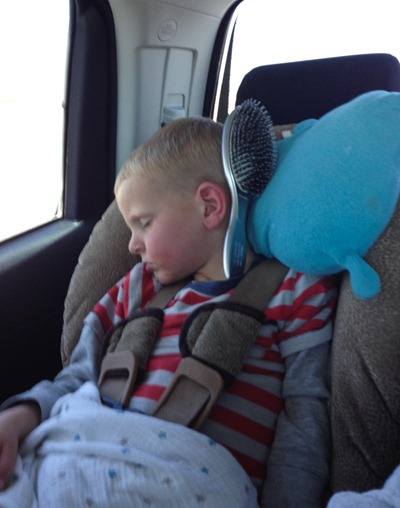 Ry asleep in car.  a miracle. (1 of 1)