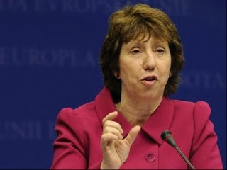 La Haute représentante de l'UE aux Affaires étrangères, Catherine Ashton à Bruxelles, le 15 septembre 2010. AFP/AFP/Archives/John Thys