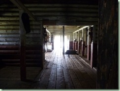 Fort Walsh horse barn