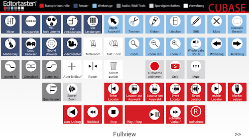 Android application Cubase Remote Controller screenshort