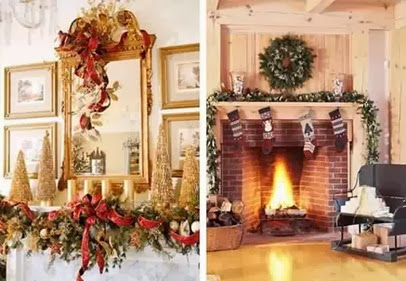 christmas-decorations-ideas MIRROR SPRAY GOLD TO USE