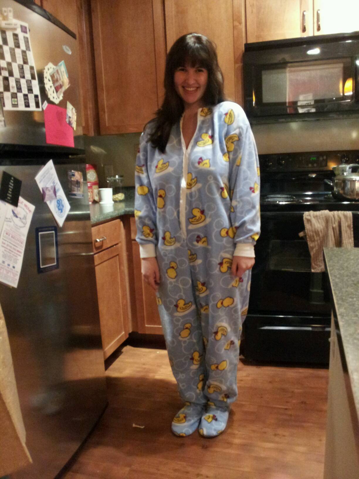 Footie pajamas! with ducks! 