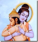 [Rama embracing Hanuman]