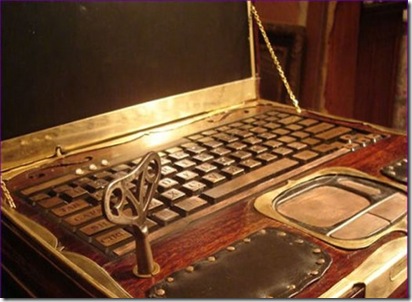 steampunk laptop
