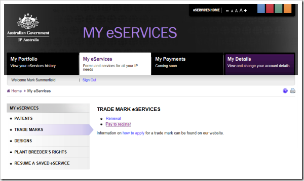 My eServices