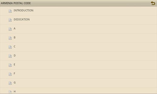 Free Download ARMENIA POSTAL CODE APK for Android