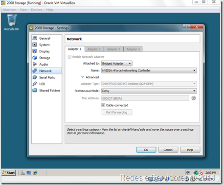 VirtualBox Networks