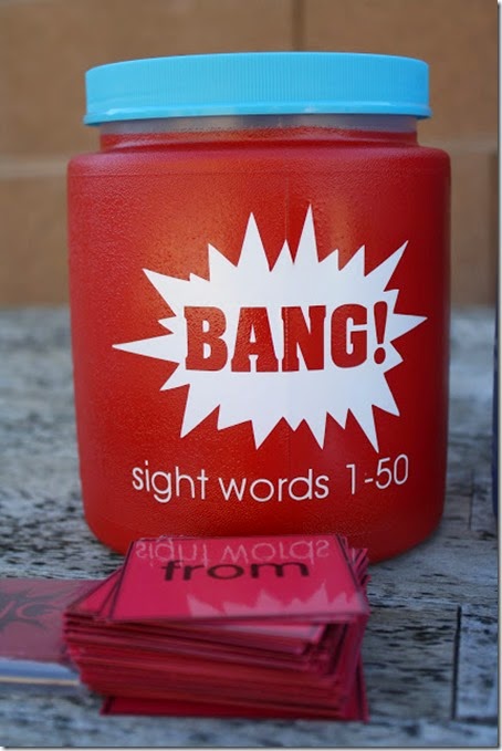bang sight word game #preschool #kindergarten #homeschool bang sight word game #preschool #kindergarten #homeschool