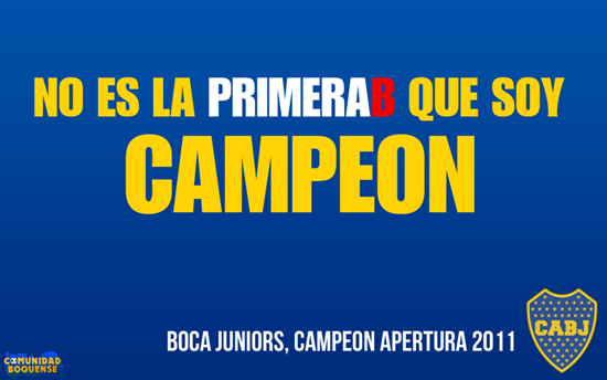 afiche boca campeon 2011 4