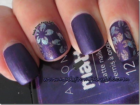 flowers holographic stamping 3
