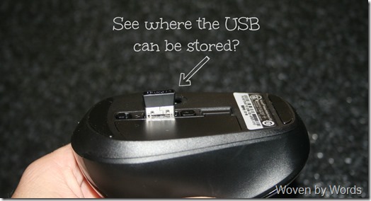 Microsoft Mouse USB  bottom